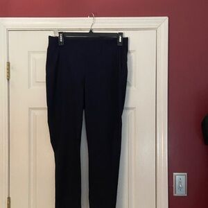 Chico's Classic Navy Straight Leg  Ankle Pants Size 14